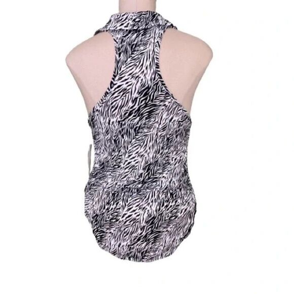 Free People Coco Racerback Tank Zebra Print - Size Large - Picture 5 of 8